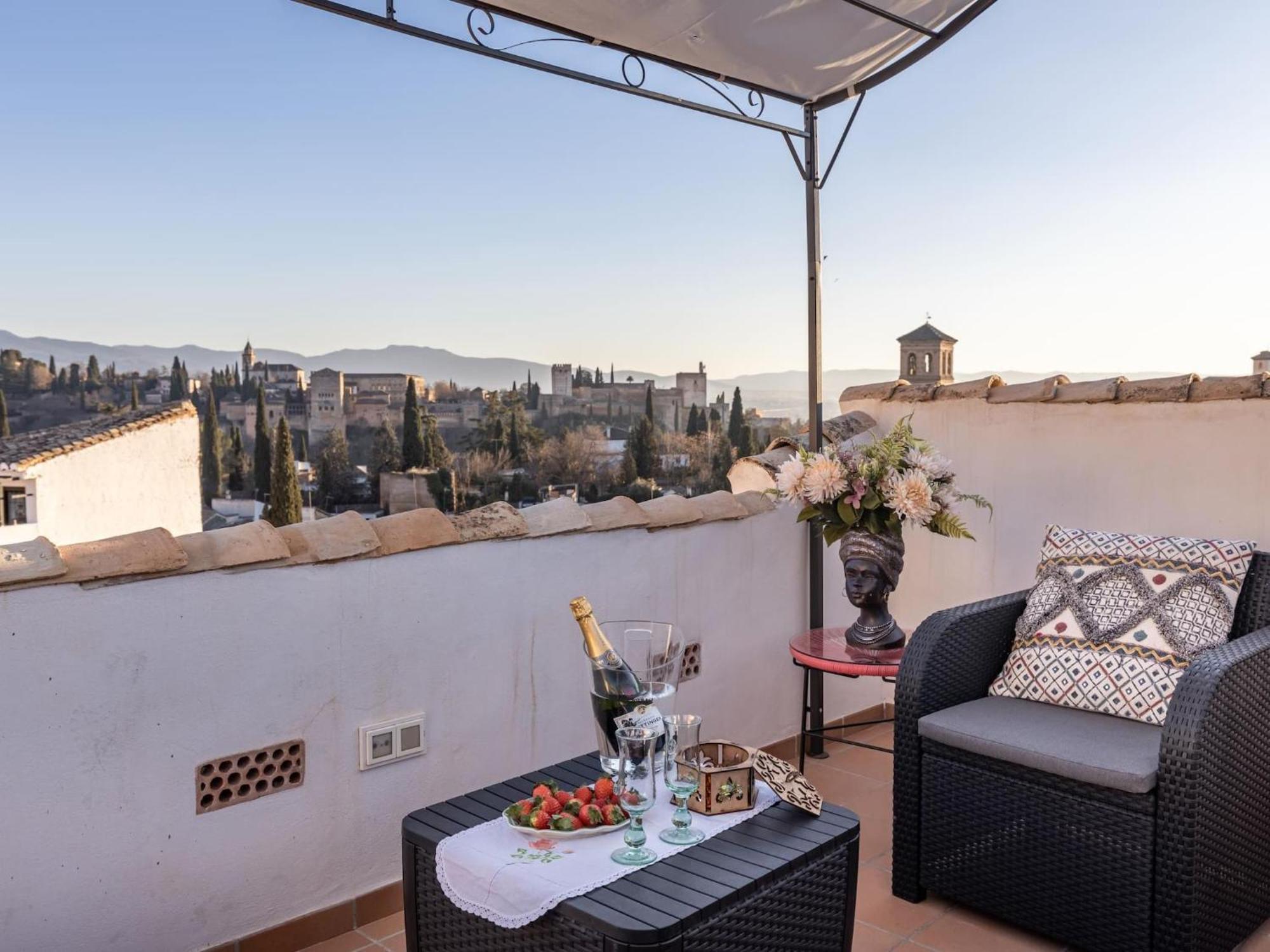 Luxury Alhambra Penthouse Collection Sacromonte Villa Granada Buitenkant foto