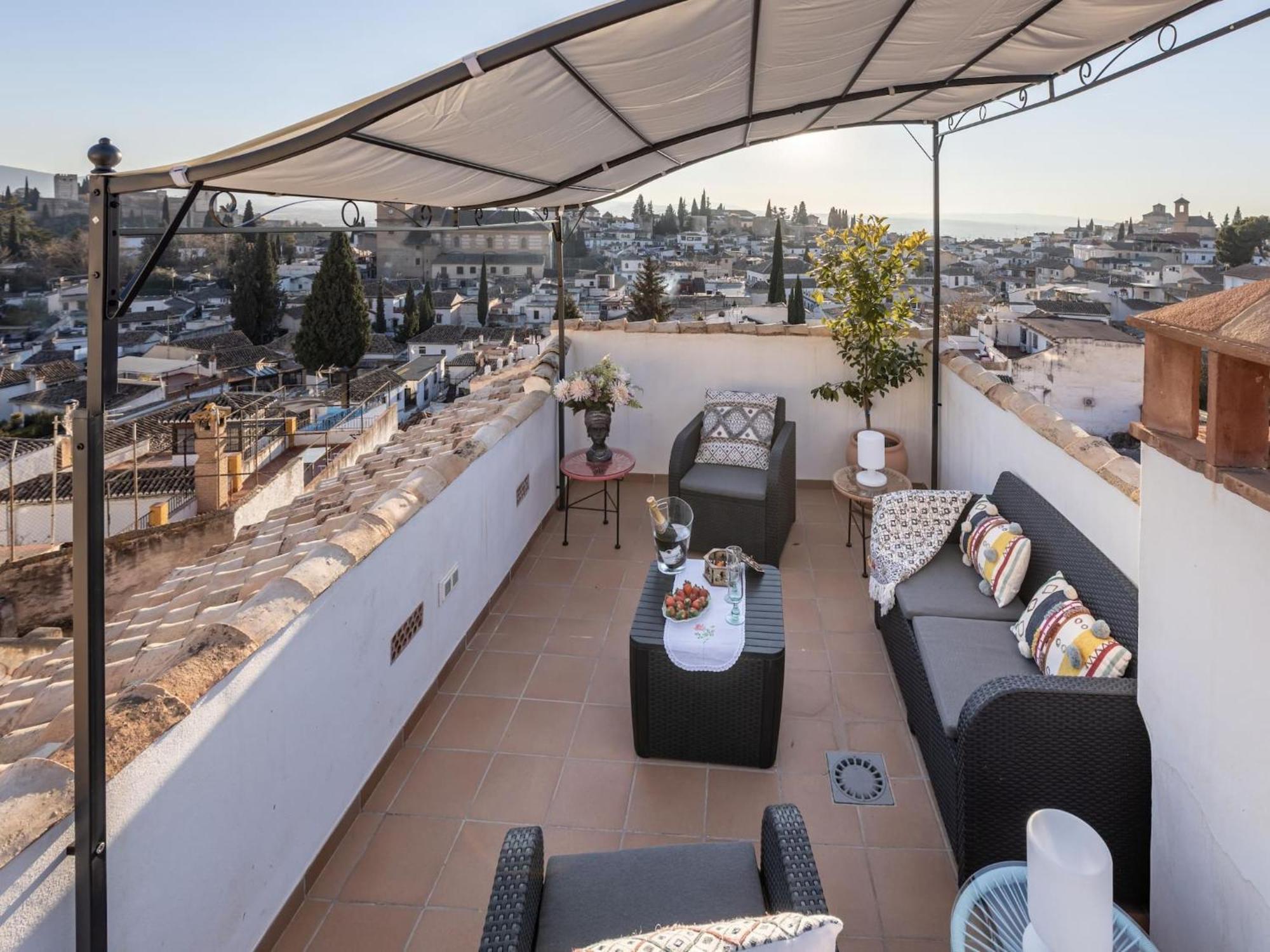 Luxury Alhambra Penthouse Collection Sacromonte Villa Granada Buitenkant foto