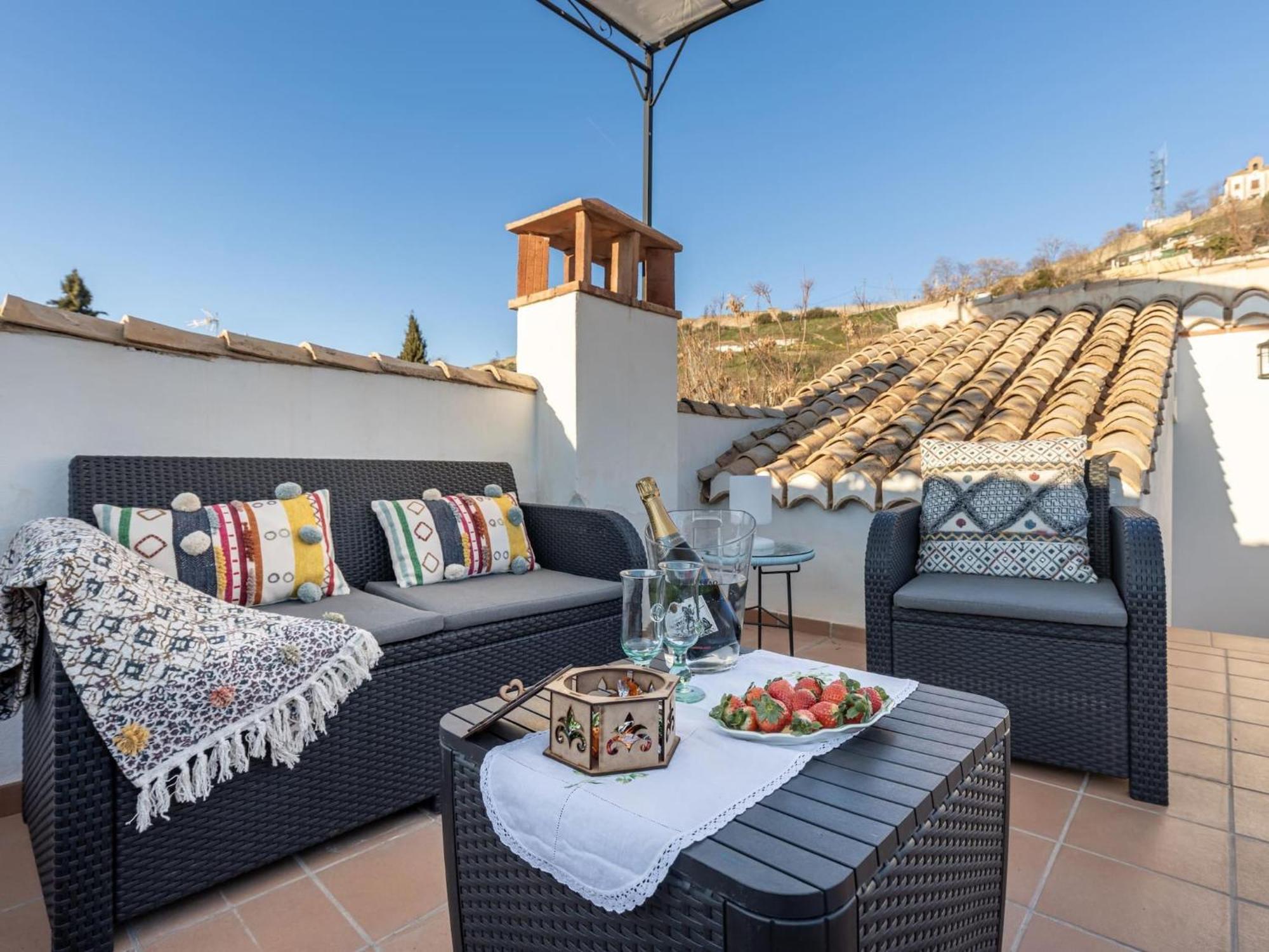 Luxury Alhambra Penthouse Collection Sacromonte Villa Granada Buitenkant foto