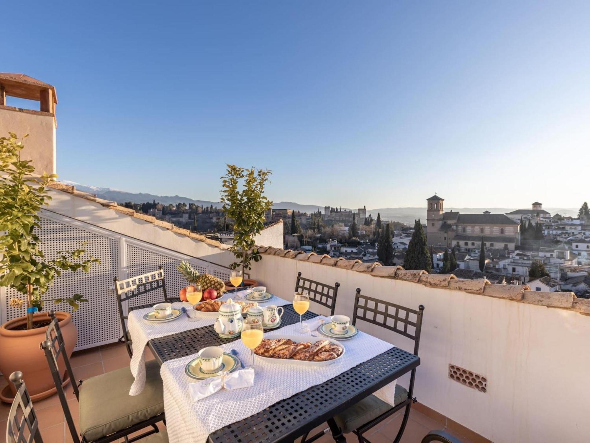 Luxury Alhambra Penthouse Collection Sacromonte Villa Granada Buitenkant foto