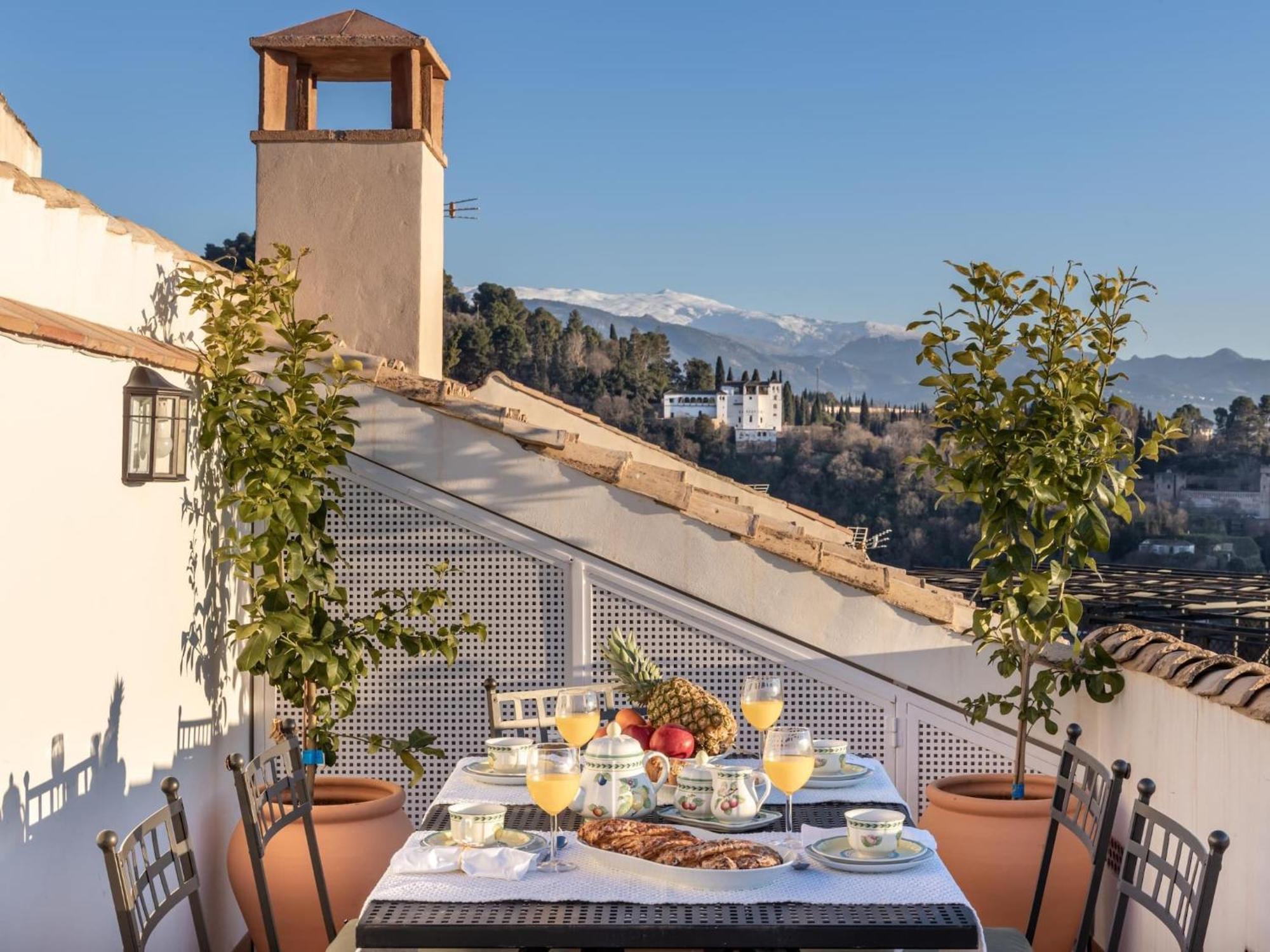 Luxury Alhambra Penthouse Collection Sacromonte Villa Granada Buitenkant foto